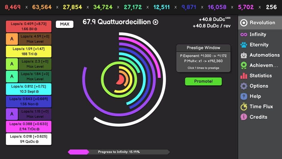 Revolution Idle screenshot