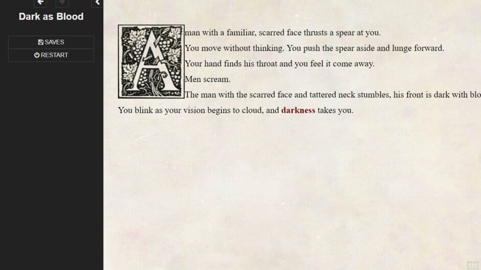 Dark as Blood screenshot