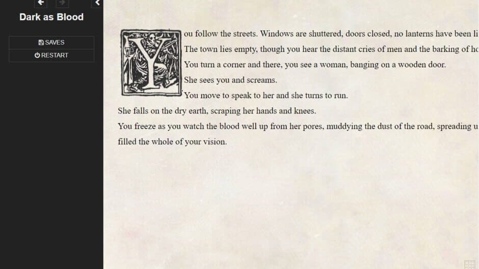 Dark as Blood screenshot