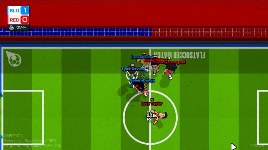 FlatSoccer: Online Soccer screenshot