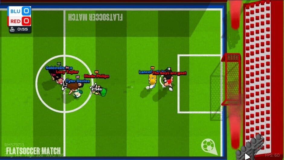 FlatSoccer: Online Soccer screenshot