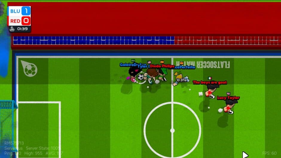 FlatSoccer: Online Soccer screenshot