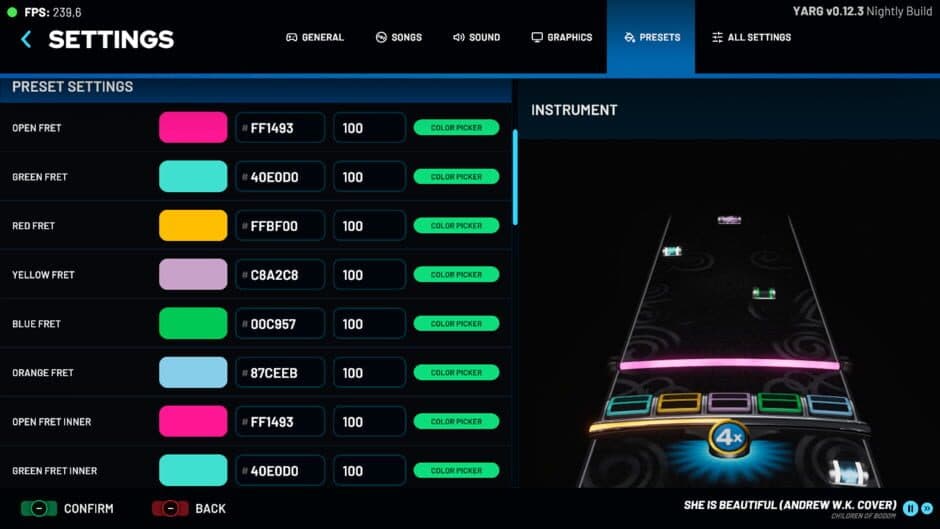YARG screenshot