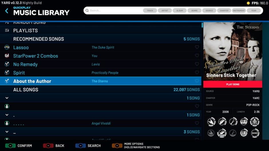 YARG screenshot