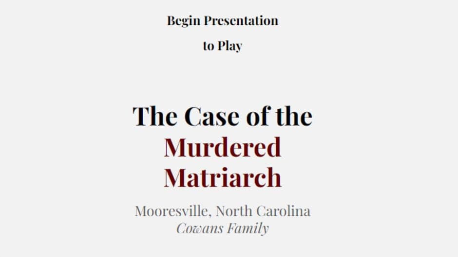 The Case of the Murdered Matriarch screenshot