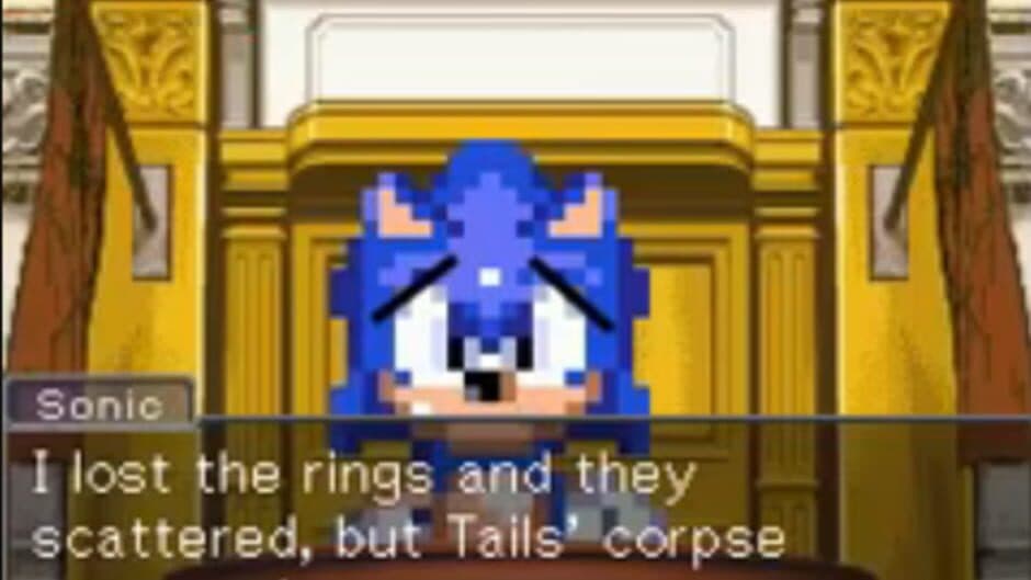 Phoenix Wright: Ace Attorney - Tails Abuse In Court screenshot