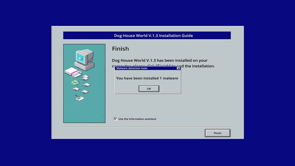 Malware screenshot