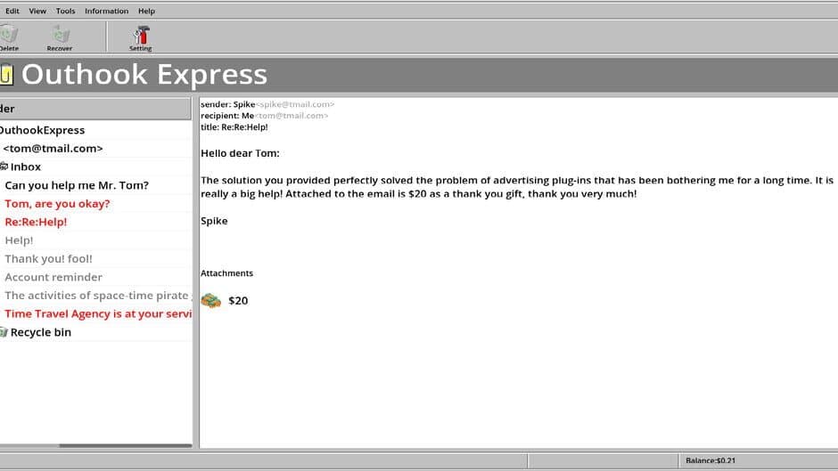 Malware screenshot