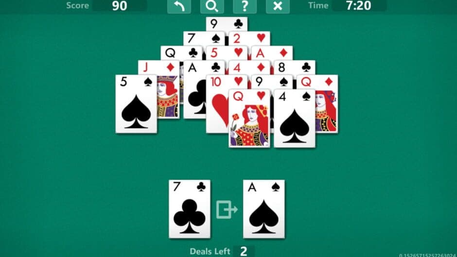 Pyramid Solitaire screenshot