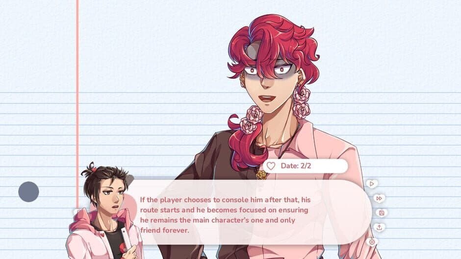 Stuck in a Yandere Visual Novel... HELP!! screenshot