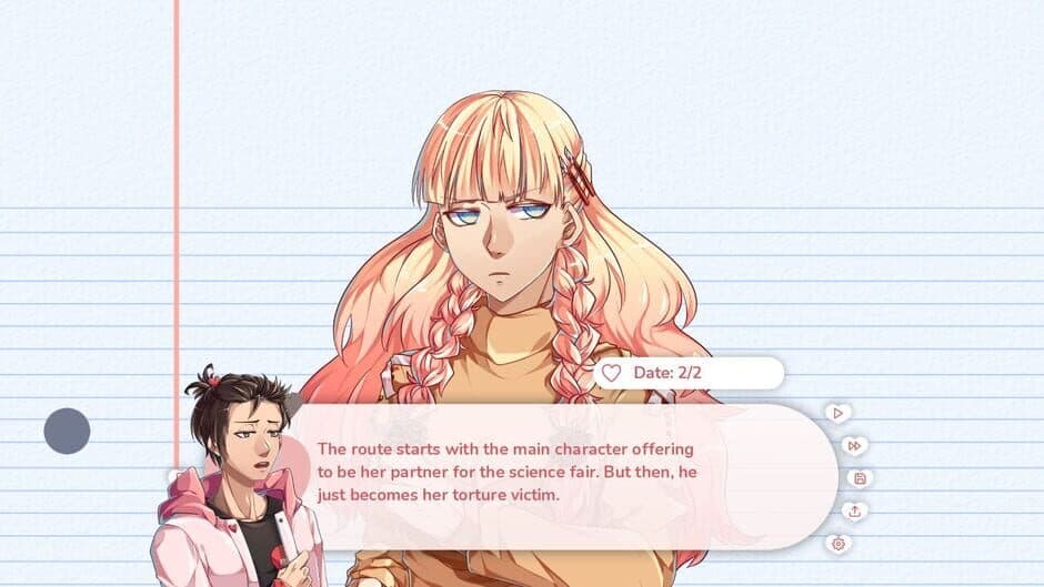 Stuck in a Yandere Visual Novel... HELP!! screenshot