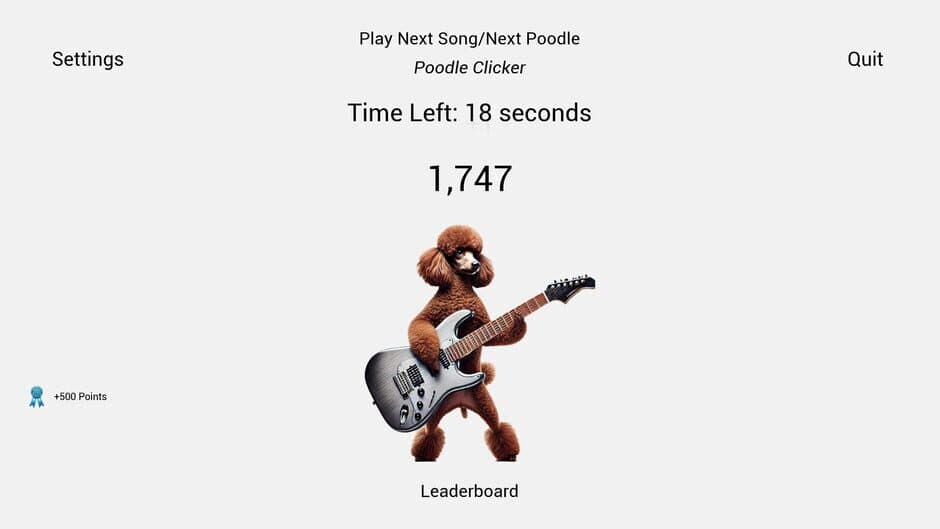 Poodle Clicker screenshot