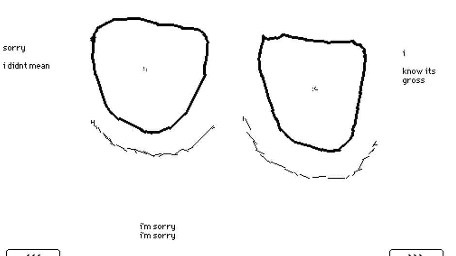 Self-Portrait, Vomit on Concrete screenshot