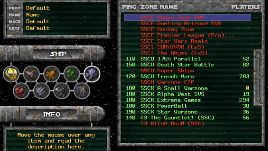 SubSpace screenshot
