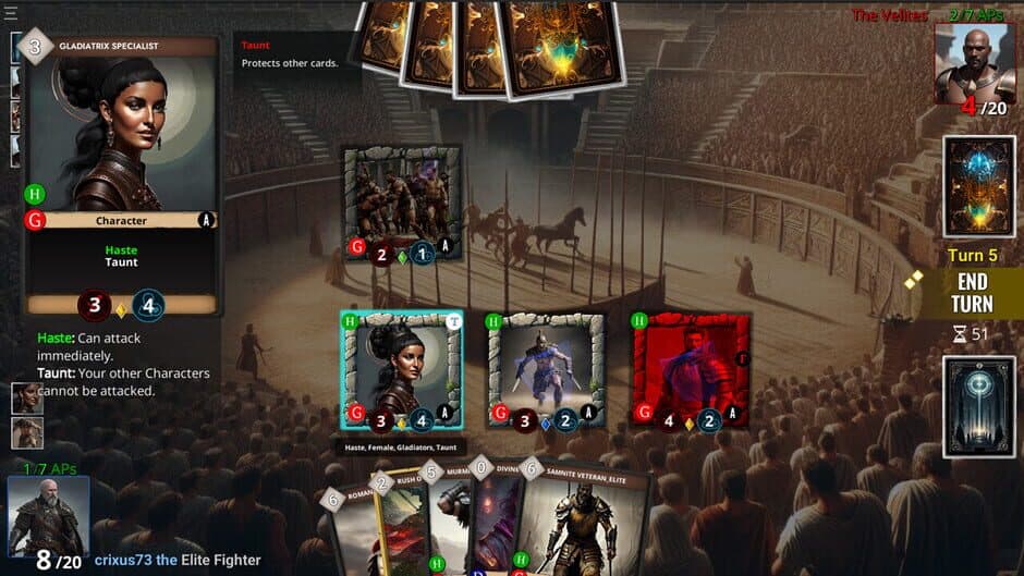 For the Glory of Gods TCG screenshot