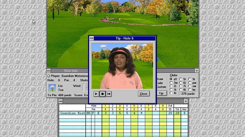 Microsoft Golf 2.0 screenshot