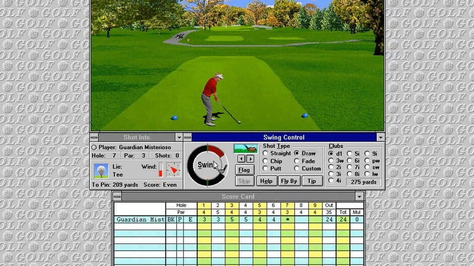 Microsoft Golf 2.0 screenshot