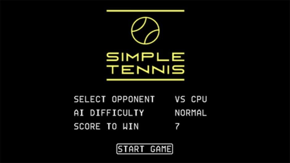 Simple Tennis screenshot