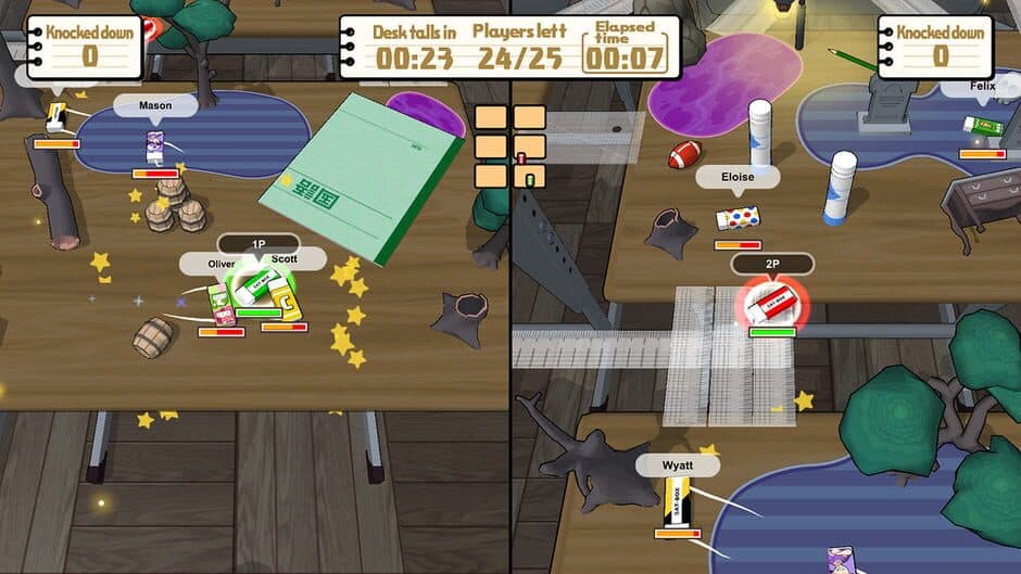Flick Erasers Battle Royale screenshot