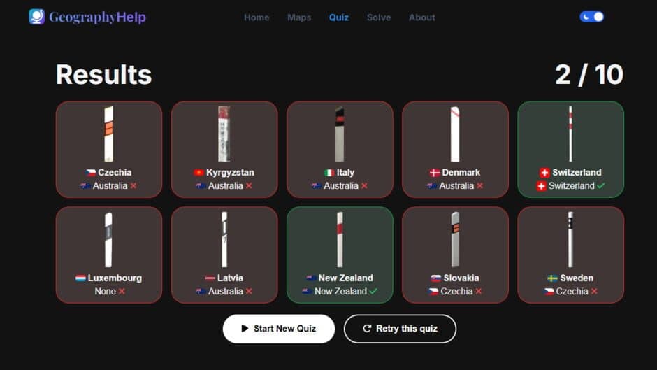 GeographyHelp screenshot
