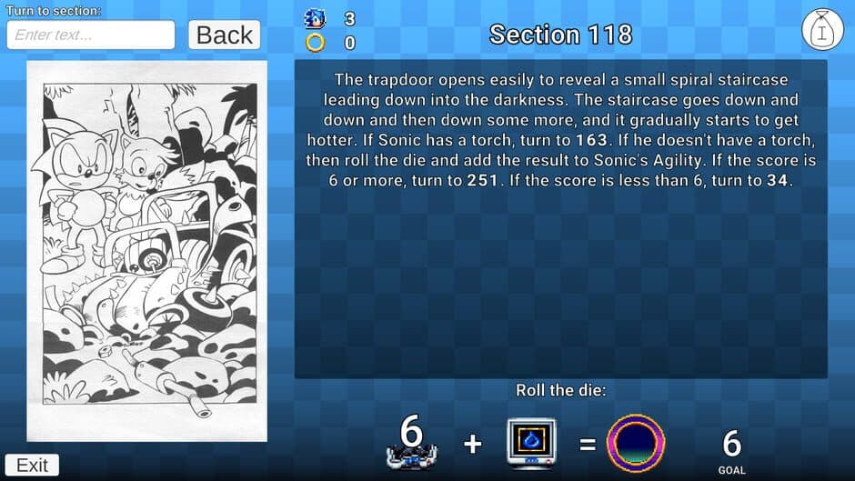 Sonic Gamebook Origins screenshot