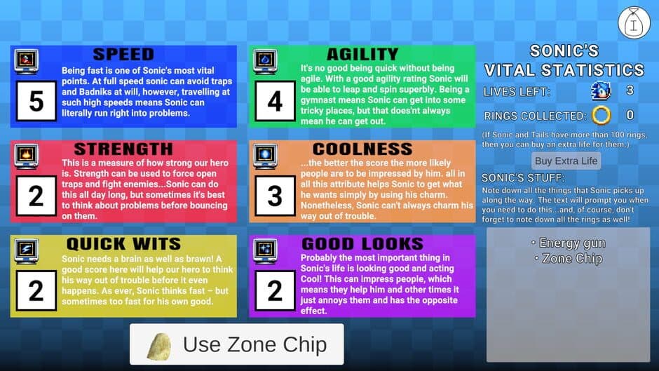 Sonic Gamebook Origins screenshot