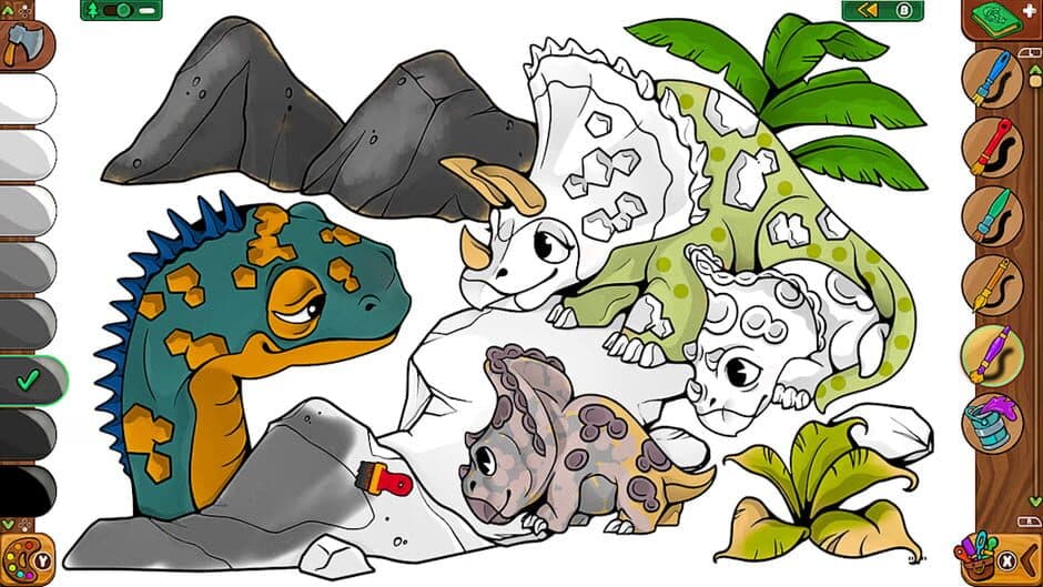 Coloring Pages: Lumberhill Tales screenshot