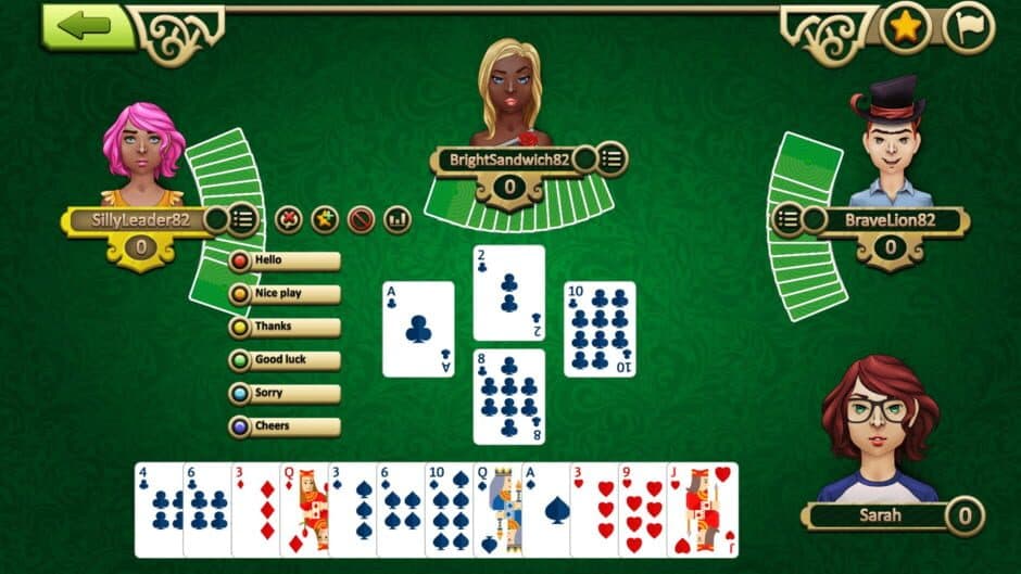 Hearts Online screenshot