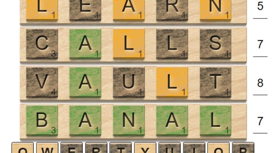 ScrabWordle screenshot