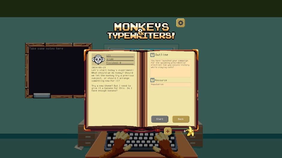 Monkeys & Typewriters! screenshot