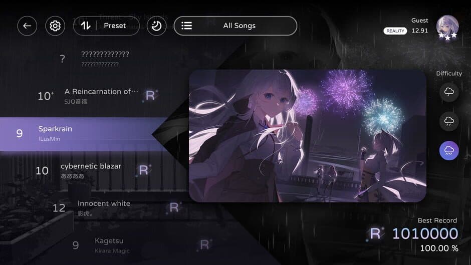 Milthm screenshot