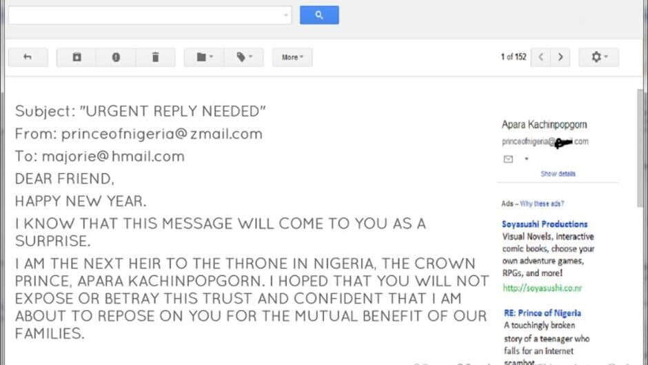RE: Prince of Nigeria screenshot