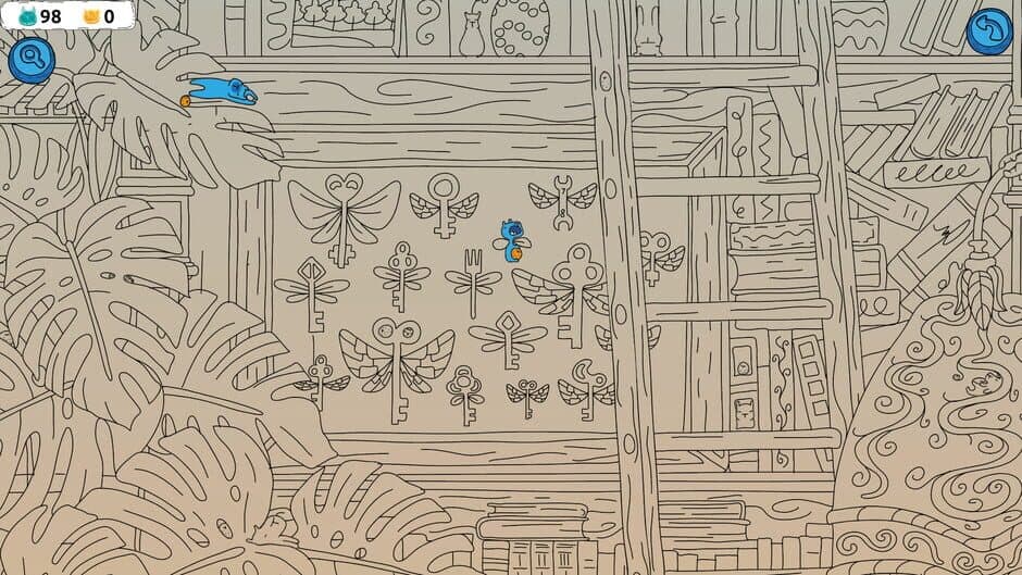 Hidden Capybaras with Orange in the Whimsical Library screenshot