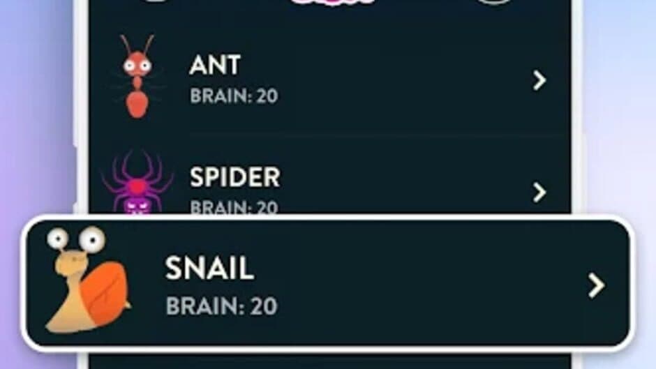 WordBrain screenshot
