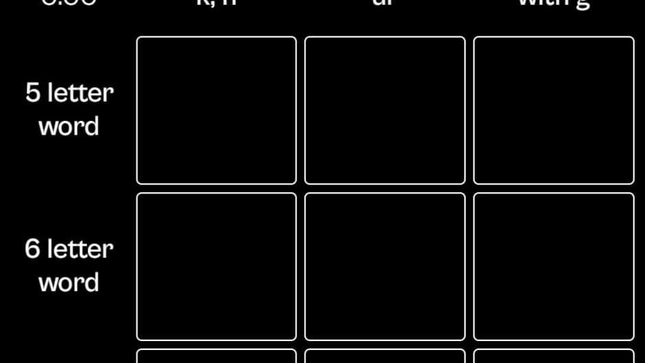 Word Grid screenshot