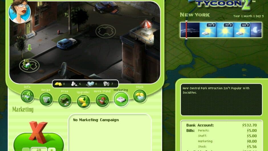 Lemonade Tycoon 2: New York Edition screenshot