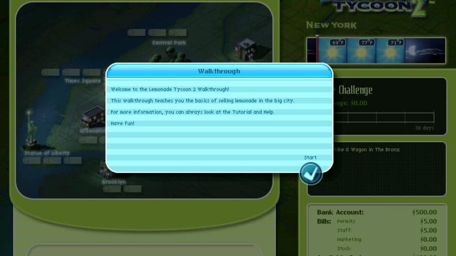 Lemonade Tycoon 2: New York Edition screenshot
