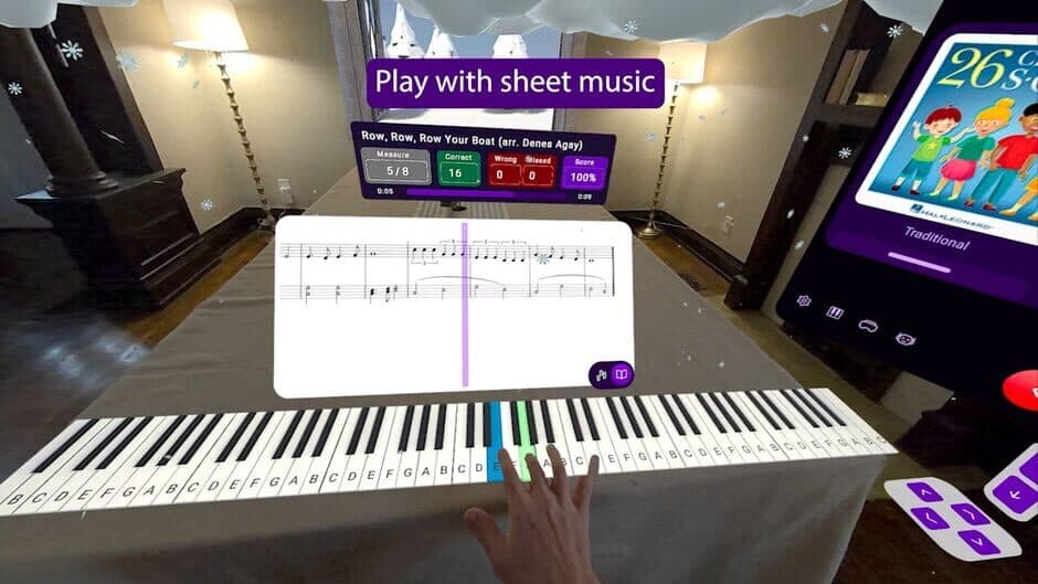 PianoVision screenshot