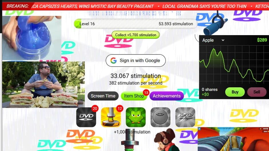 Stimulation Clicker screenshot