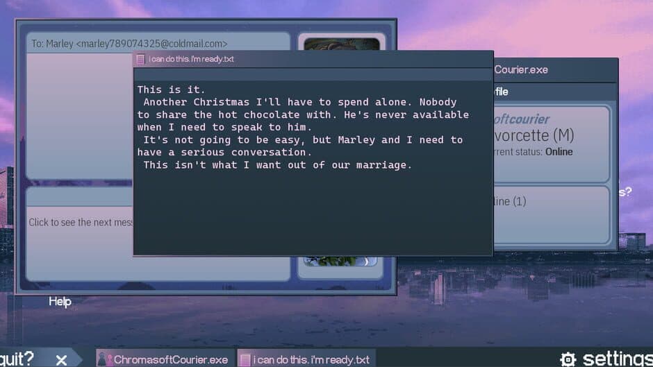 Divorce Chatroom screenshot