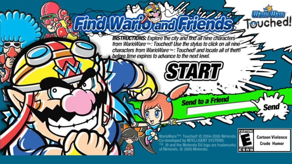 Find Wario and Friends screenshot