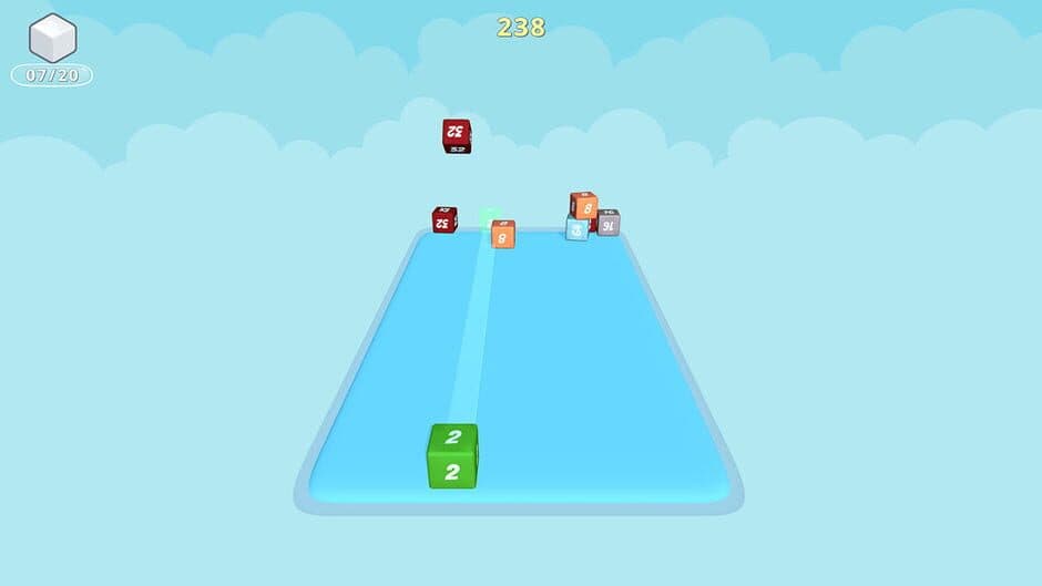 Sliding Cubes 2048 Mania screenshot