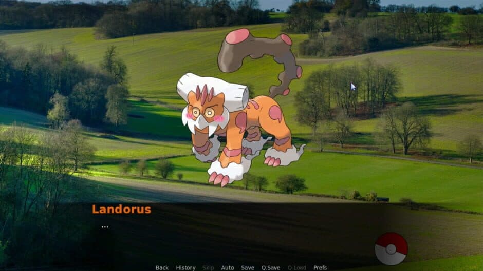 Landorus Therian Dating Simulator screenshot