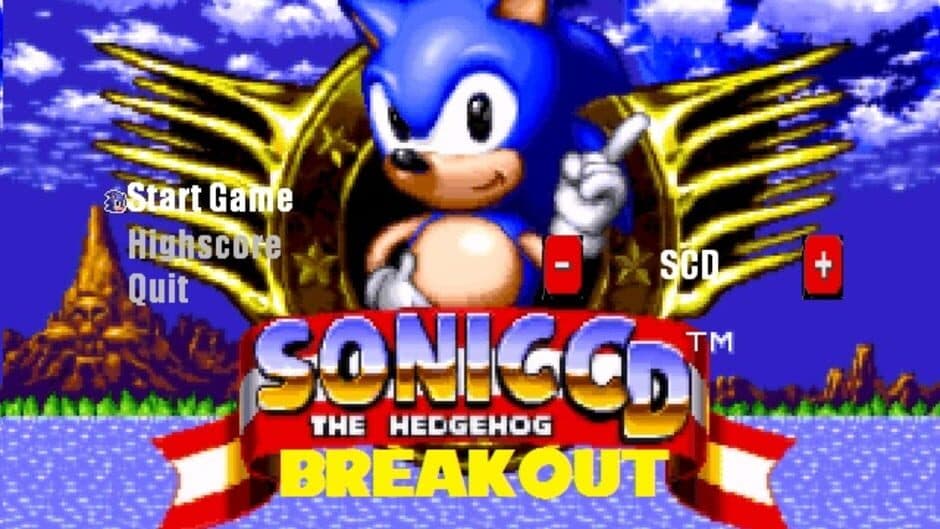 Sonic CD Breakout screenshot