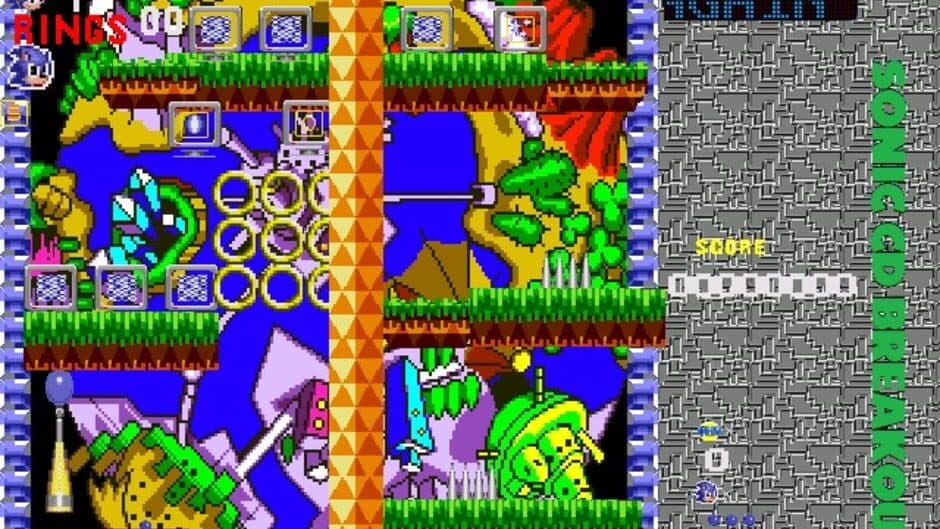 Sonic CD Breakout screenshot