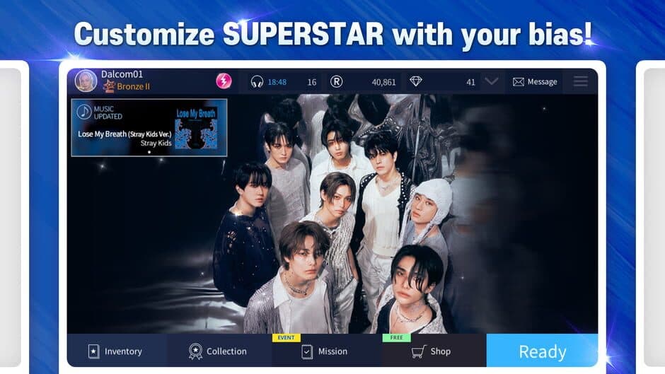 SuperStar JYPNation screenshot