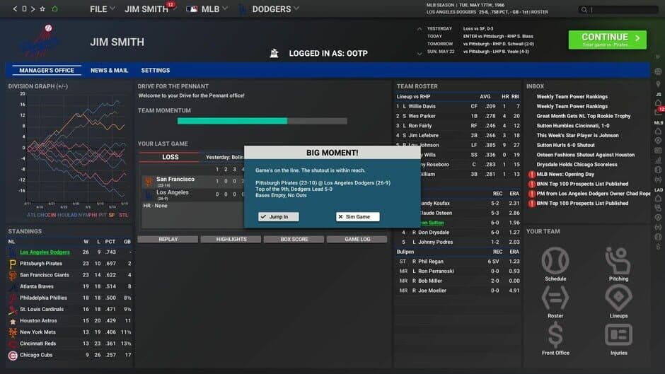 Out of the Park Baseball 26 screenshot