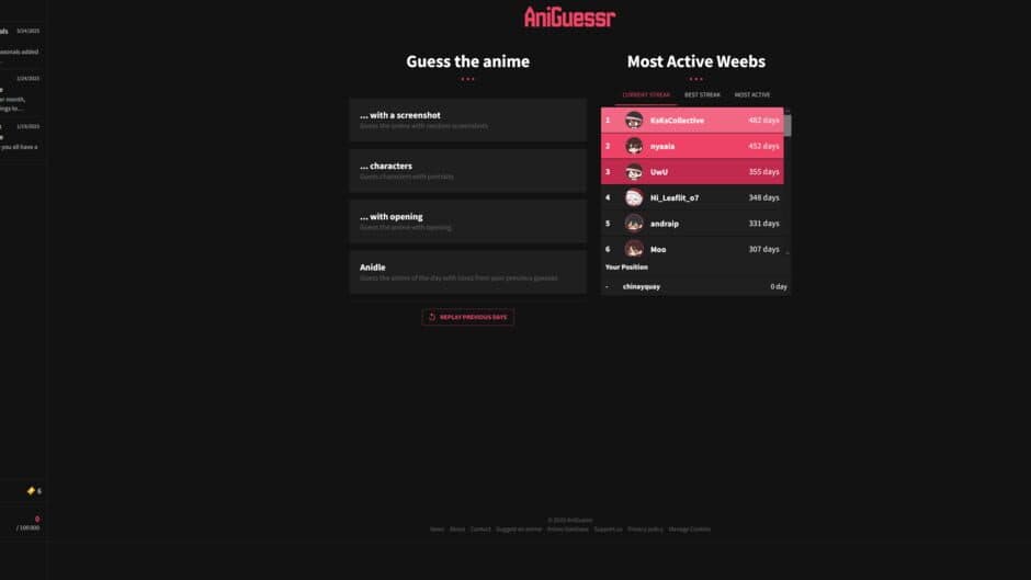 AniGuessr screenshot