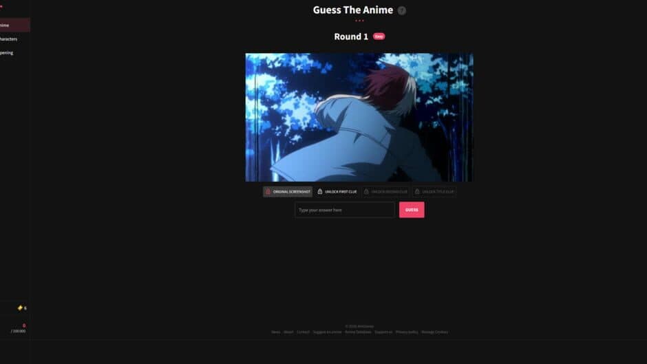 AniGuessr screenshot