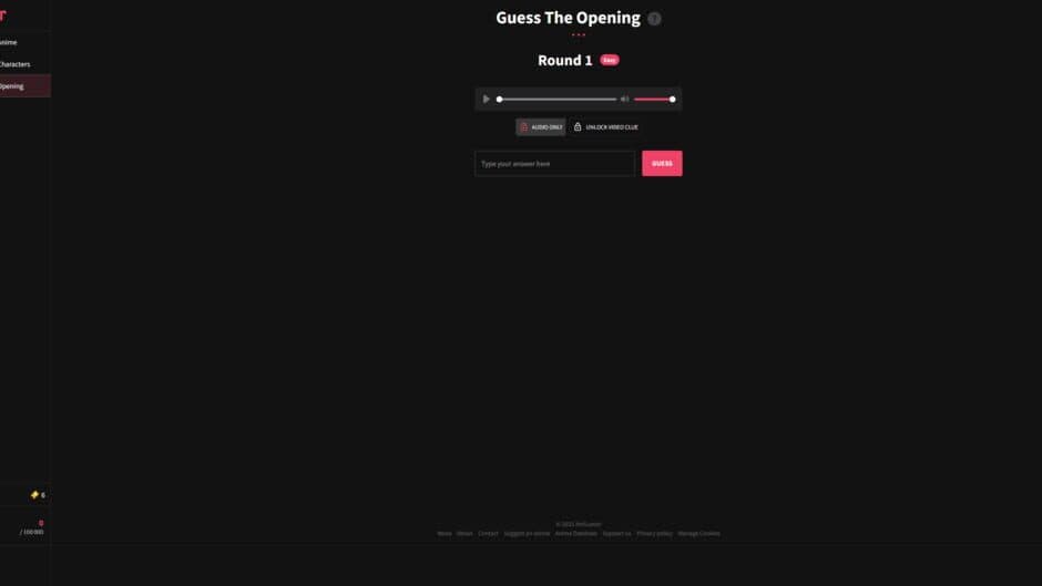 AniGuessr screenshot